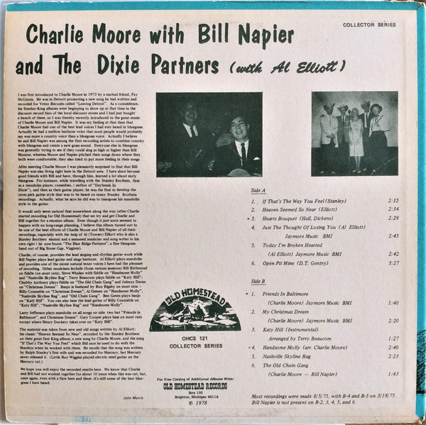 Moore, Charlie And The Dixie Partners With Bill Napier (2) - Collectors Edition (VG+) (Vinyl LP)