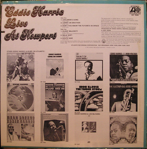 Harris, Eddie - Live At Newport (Vinyl, VG) (Vinyl LP)
