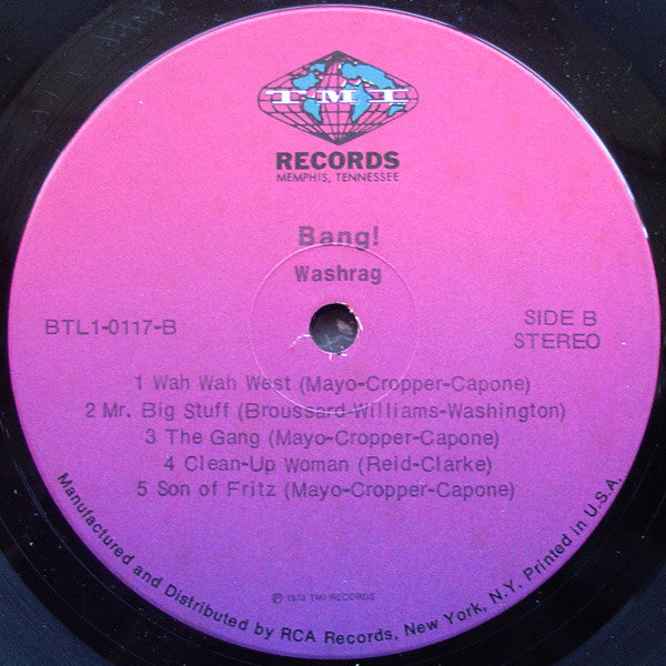 Washrag - Bang! (VG) (Vinyl LP)