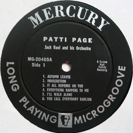 Page, Patti - Indiscretion (VG) (Vinyl LP)