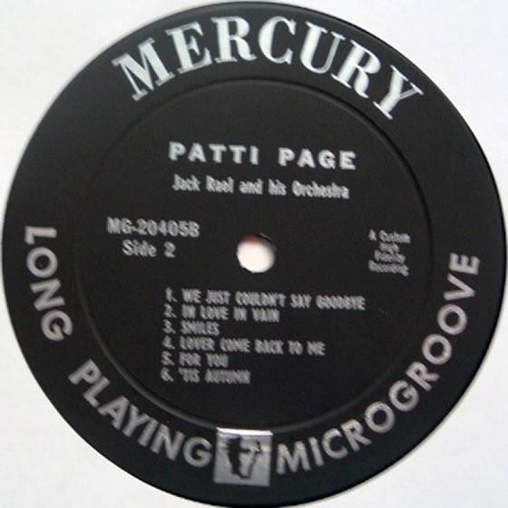 Page, Patti - Indiscretion (VG) (Vinyl LP)