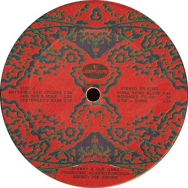 Spanky & Our Gang - Anything You Choose B/W Without Rhyme Or Reason (Vinyl, M) (Vinyl LP)
