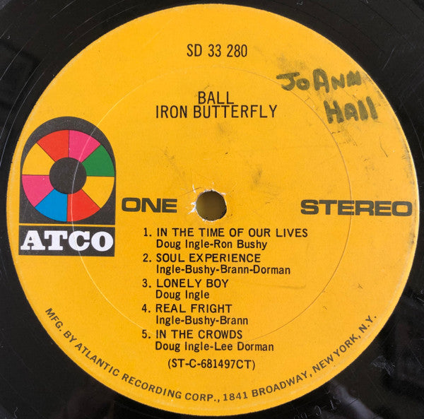 Iron Butterfly - Ball (VG) (Vinyl LP)