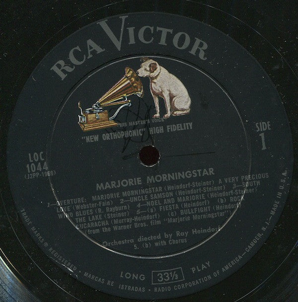 Marjorie Morningstar Soundtrack - Steiner, Max (VG) (Vinyl LP)
