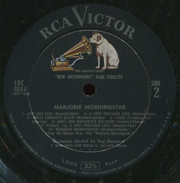 Marjorie Morningstar Soundtrack - Steiner, Max (VG) (Vinyl LP)