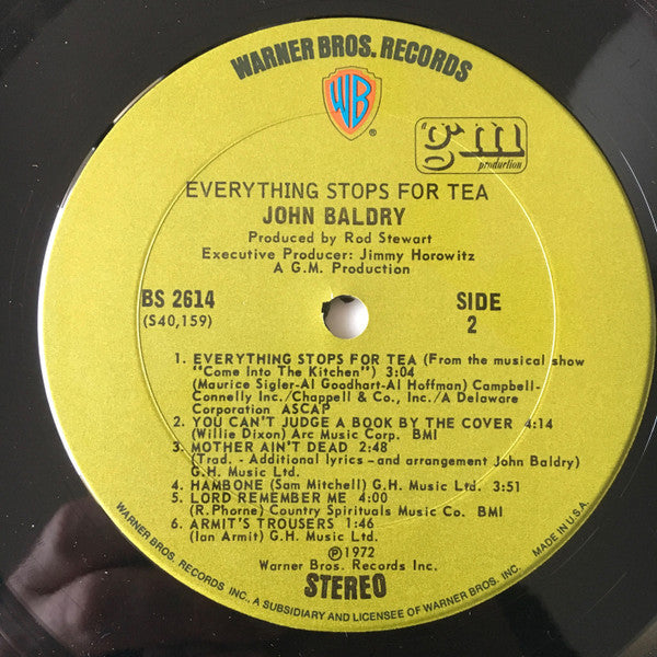 Baldry, John - Everything Stops For Tea (VG) (Vinyl LP)