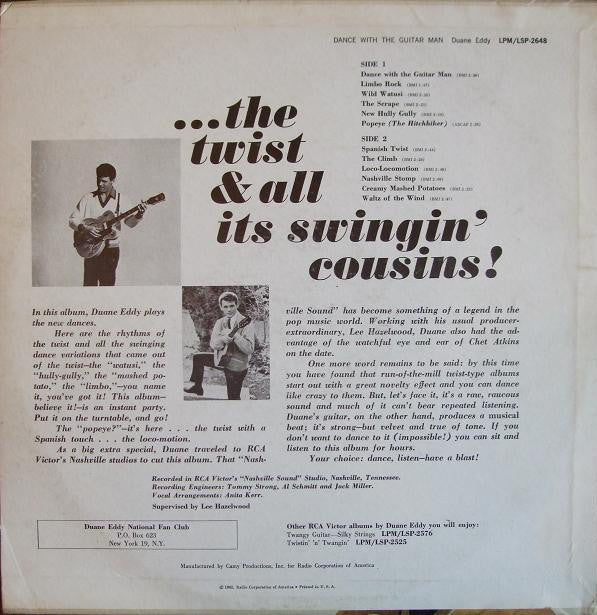 Eddy, Duane - Dance With The Guitar Man (VG) (Vinyl LP)