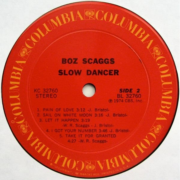 Scaggs, Boz - Slow Dancer (VG) (Vinyl LP)