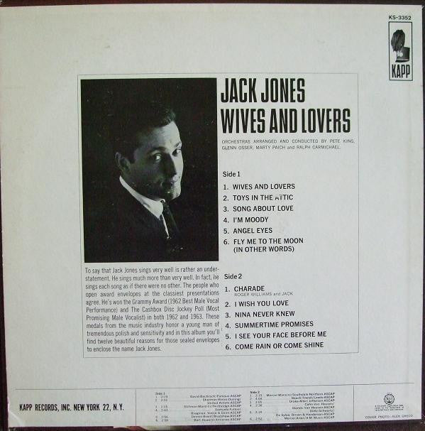 Jones, Jack - Wives And Lovers (VG+) (Vinyl LP)