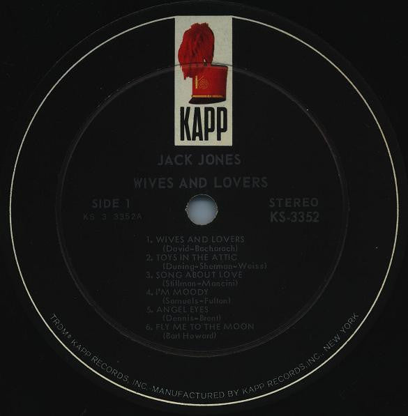 Jones, Jack - Wives And Lovers (VG+) (Vinyl LP)