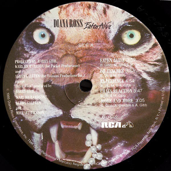 Ross, Diana - Eaten Alive (Vinyl, NM or M-) (Vinyl LP)