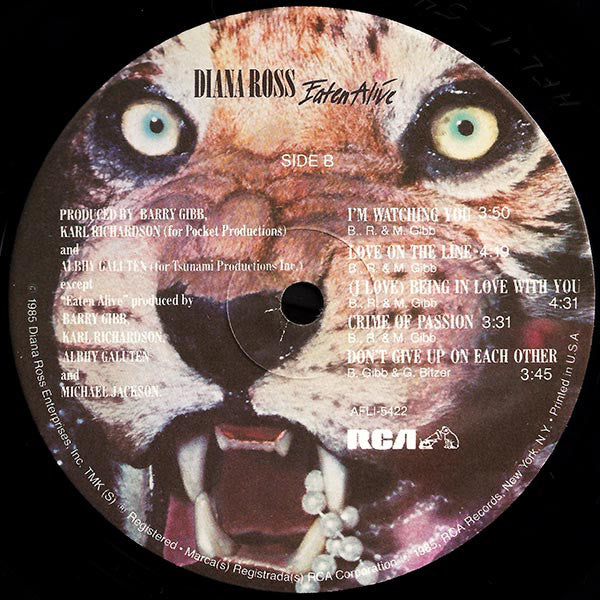 Ross, Diana - Eaten Alive (Vinyl, NM or M-) (Vinyl LP)