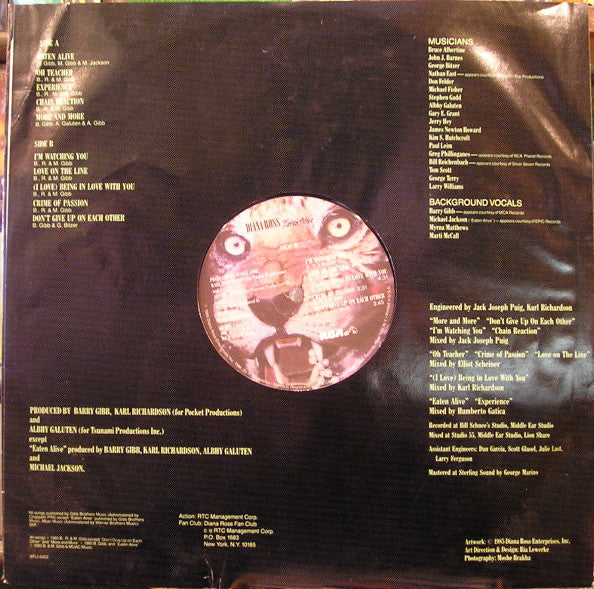 Ross, Diana - Eaten Alive (Vinyl, NM or M-) (Vinyl LP)