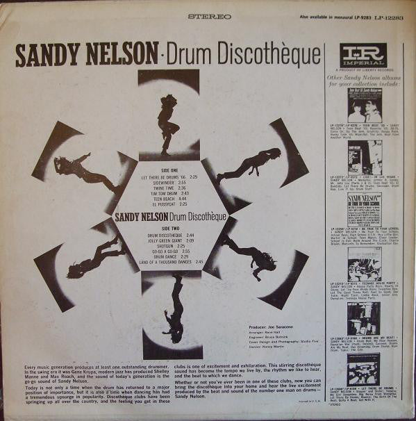 Nelson, Sandy - Drum Discothéque (Vinyl, VG+) (Vinyl LP)
