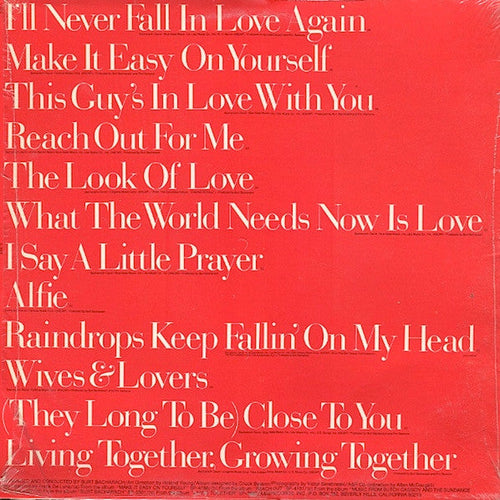 Bacharach, Burt - Burt Bacharach's Greatest Hits (Vinyl, VG+) (Vinyl LP)