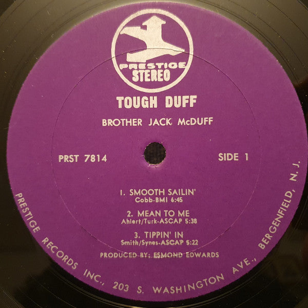 McDuff, Brother Jack - Tough 'Duff (Vinyl, VG+) (Vinyl LP)