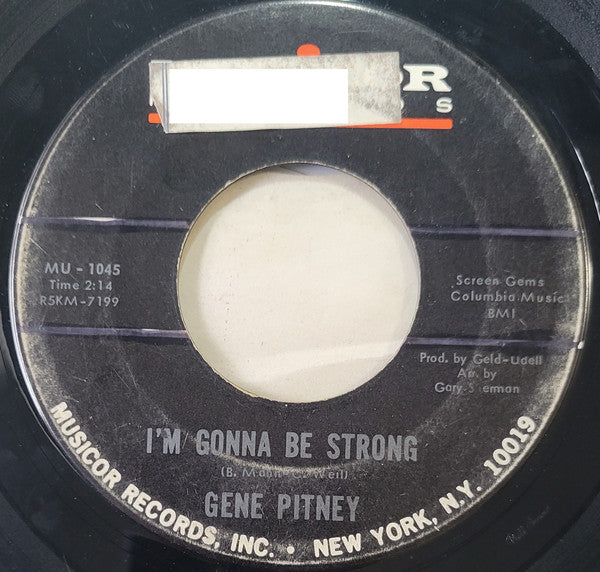 Pitney, Gene - I'm Gonna Be Strong  (VG+) (Vinyl LP)