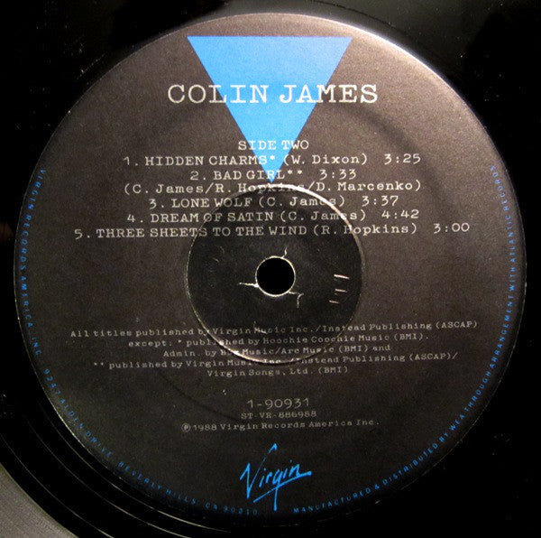 James, Colin - Colin James (VG+) (Vinyl LP)