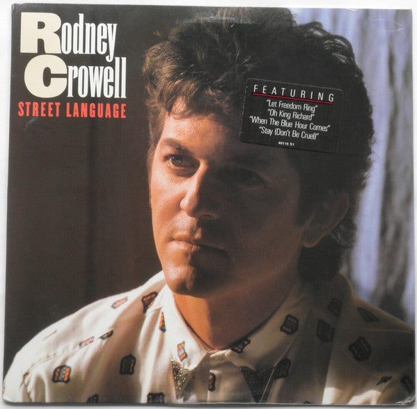 Crowell, Rodney - Street Language (VG) (Vinyl LP)