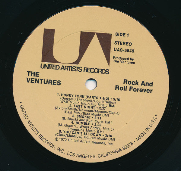 Ventures - Rock And Roll Forever (Vinyl, NM or M-) (Vinyl LP)