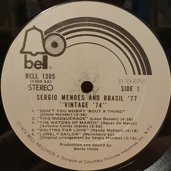 Mendes, Sergio And Brasil 77 - Vintage 74 (Vinyl, VG) (Vinyl LP)