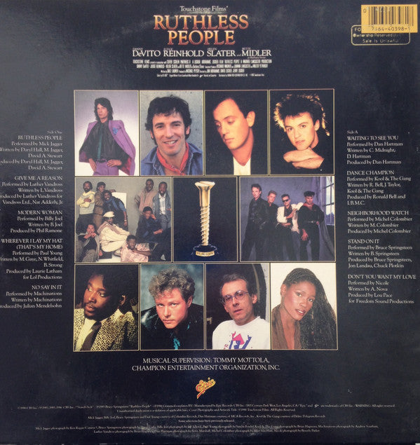 Ruthless People (The Original Motion Picture Soundtrack) (Vinyl, VG+) (Vinyl LP)