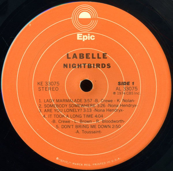 LaBelle - Nightbirds (VG+) (Vinyl LP)