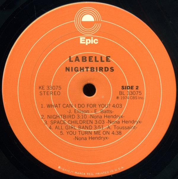 LaBelle - Nightbirds (VG+) (Vinyl LP)