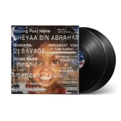 21 Savage - American Dream (Standard Black 2LP Vinyl) (Vinyl LP)