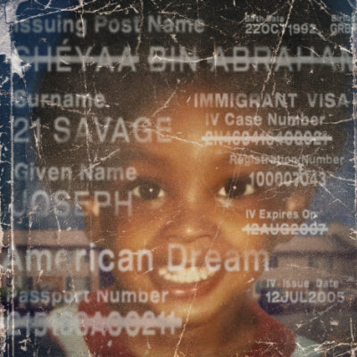 21 Savage - American Dream (Standard Black 2LP Vinyl) (Vinyl LP)