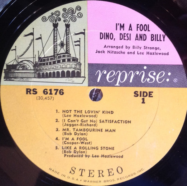 Dino, Desi & Billy - I'm A Fool (VG) (Vinyl LP)