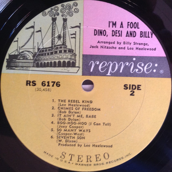 Dino, Desi & Billy - I'm A Fool (VG) (Vinyl LP)
