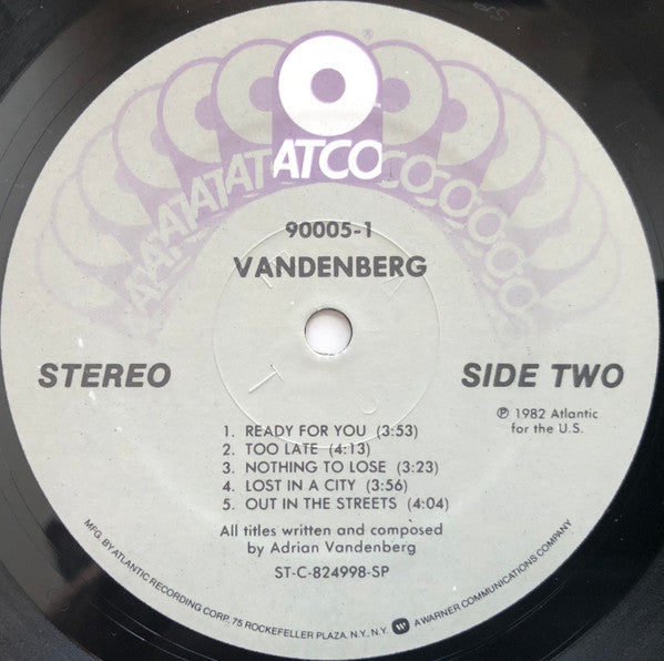 Vandenberg - Vandenberg (VG+) (Vinyl LP)