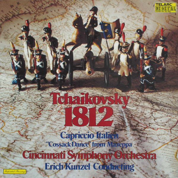 Tchaikovsky, Cincinnati Symphony Orchestra, Erich Kunzel - 1812 / Capriccio Italien / "Cossack Dance" From Mazeppa (NM or M-) (Vinyl LP)