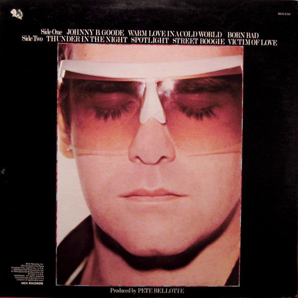 John, Elton - Victim Of Love (VG+) (Vinyl LP)