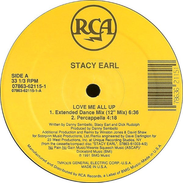 Earl, Stacy - Love Me All Up (VG+) (Vinyl LP)