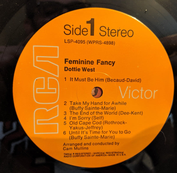 West, Dottie - Feminine Fancy (VG) (Vinyl LP)