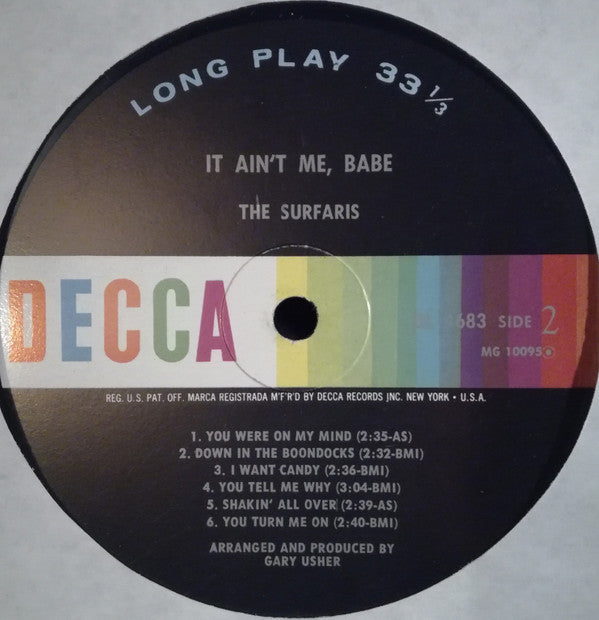 Surfaris - It Ain't Me, Babe (VG+) (Vinyl LP)