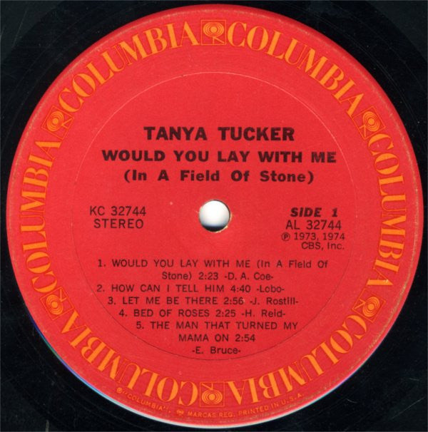Tucker, Tanya - Would You Lay With Me (In A Field Of Stone) (VG) (Vinyl LP)