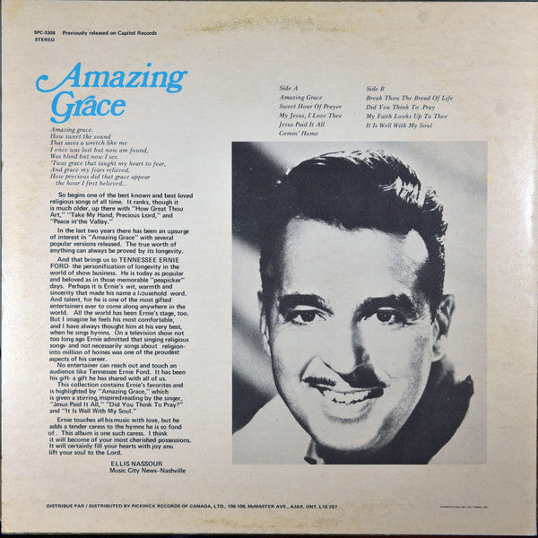 Ford, Tennessee Ernie - Amazing Grace (VG+) (Vinyl LP)