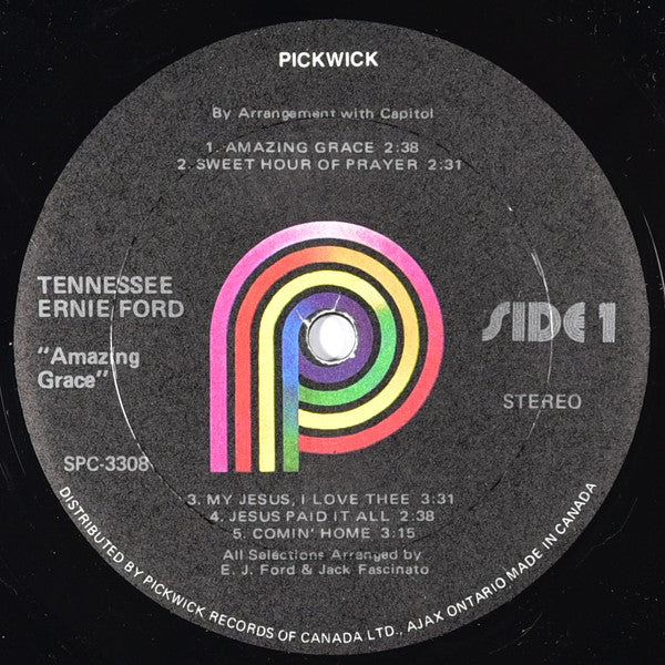Ford, Tennessee Ernie - Amazing Grace (VG+) (Vinyl LP)