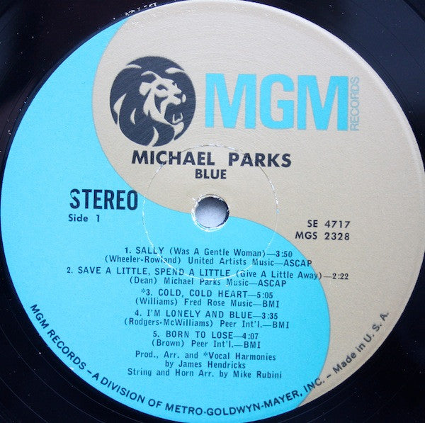 Parks, Michael  - Blue (VG+) (Vinyl LP)
