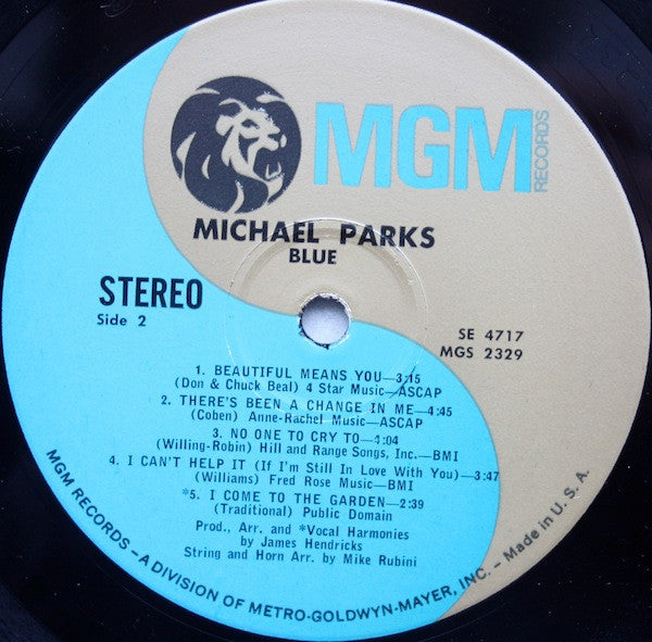 Parks, Michael  - Blue (VG+) (Vinyl LP)