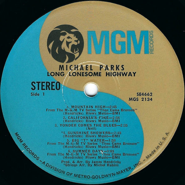 Parks, Michael  - Long Lonesome Highway (VG) (Vinyl LP)