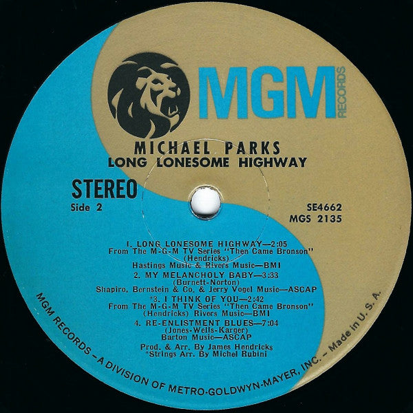 Parks, Michael  - Long Lonesome Highway (VG) (Vinyl LP)