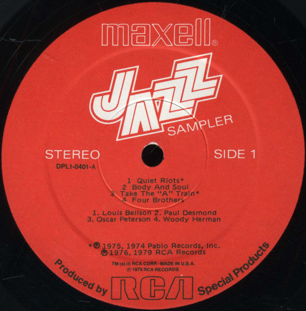 Various - Maxell Jazz Sampler (Vinyl, NM or M-) (Vinyl LP)