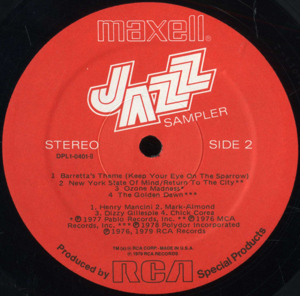 Various - Maxell Jazz Sampler (Vinyl, NM or M-) (Vinyl LP)