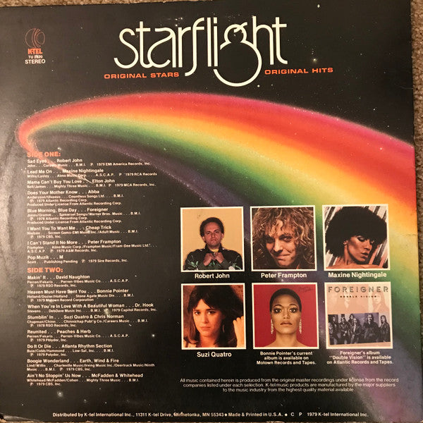 Various - Starflight (Vinyl, VG) (Vinyl LP)