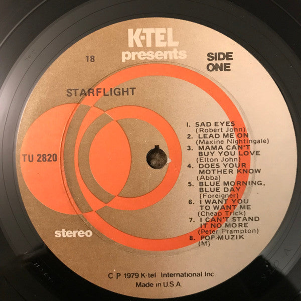 Various - Starflight (Vinyl, VG) (Vinyl LP)