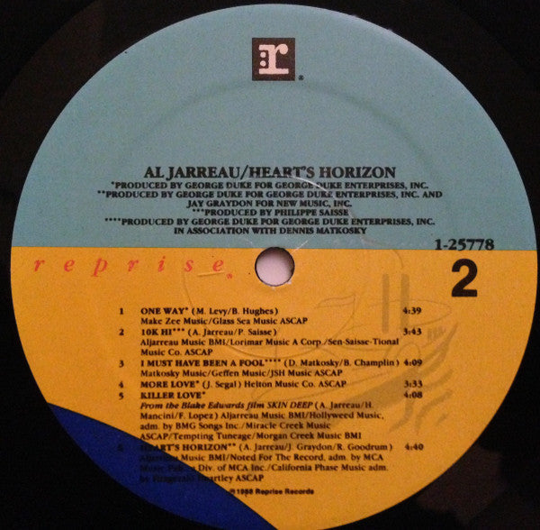 Jarreau, Al - Heart's Horizon (VG+) (Vinyl LP)